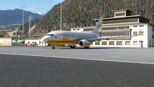PMDG B737 700 Bhutan Airlines (A5-BAB)