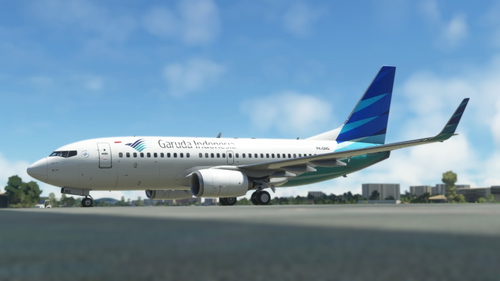 PMDG (B737-700) Garuda Indonesia PK-GNG 4K (Fictional)