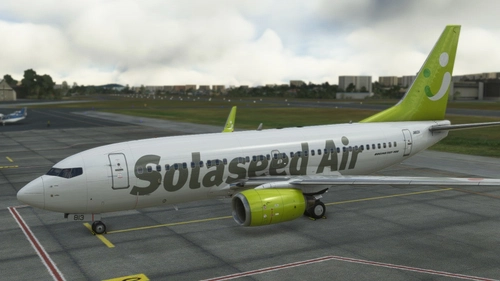 B737-700 | Solaseed Air JA813X 4K (Fictional)