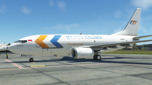 PMDG (B737-700BDSF) My Indo Airlines PK-MYJ 4K (Fictional)