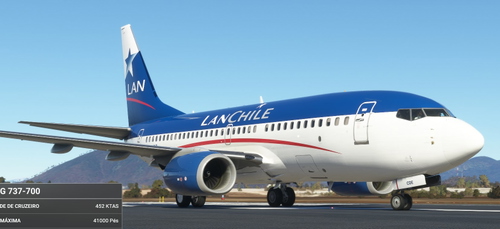 PMDG B737 LAN Chile CC-CDE