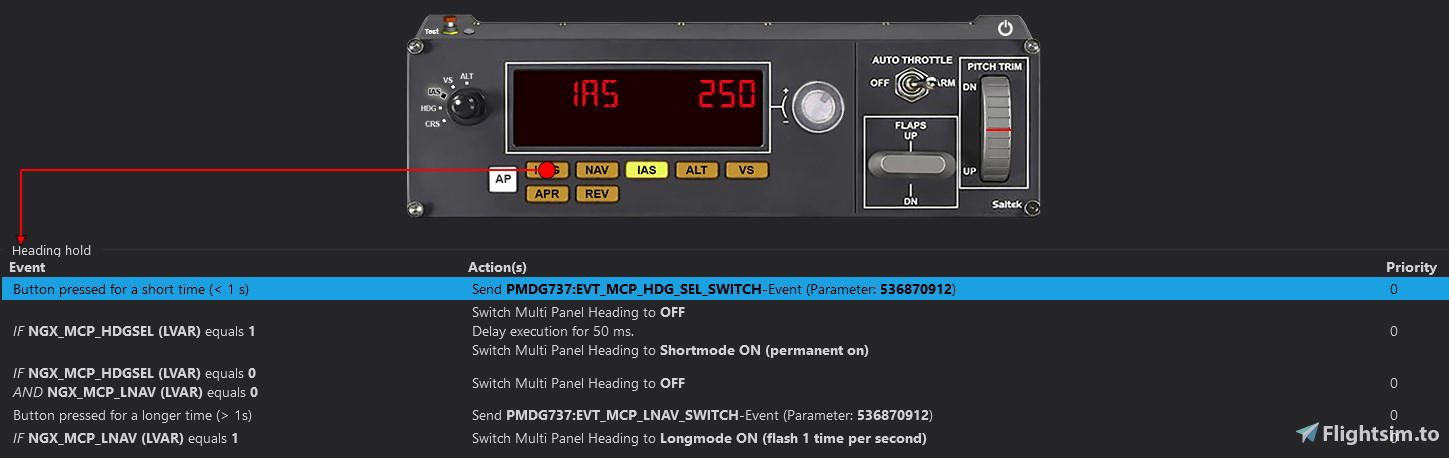 PMDG B737 Logitech Panels SPAD.neXt Profile - Image 1