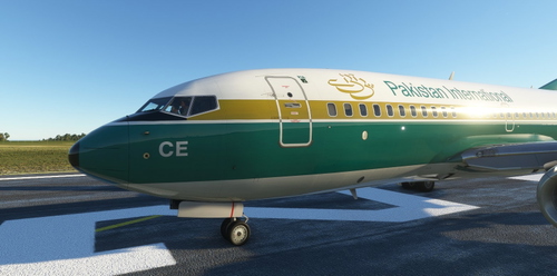 PMDG B737 Pakistan Airline PIA AP-BCE