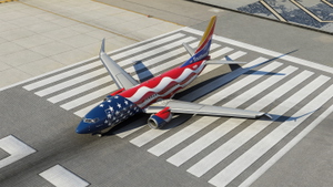 PMDG B737 Southwest Airlines - Freedom One (N500WR) thumbnail 4