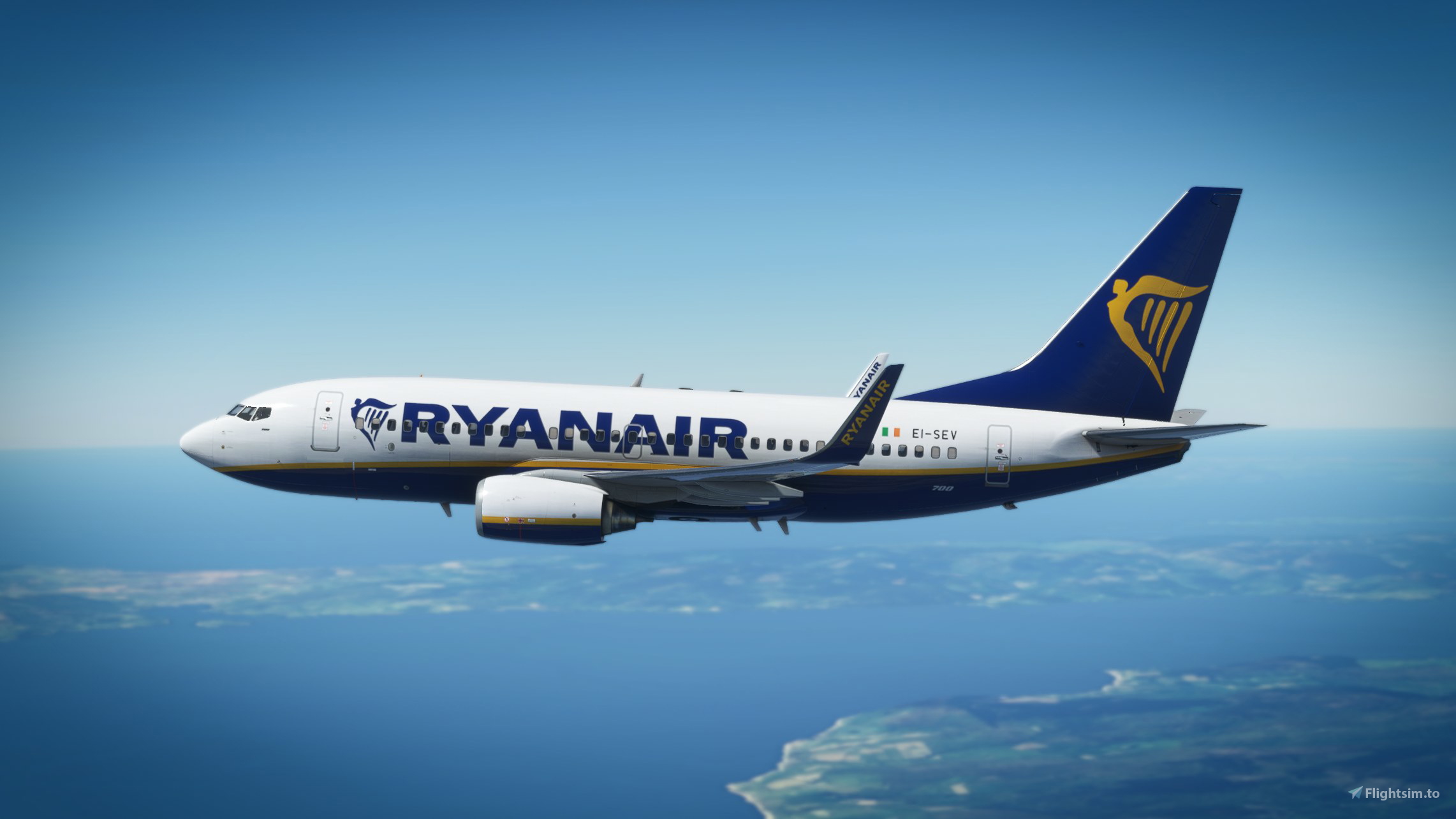 PMDG Boeing 737-700 Ryanair EI-SEV - Image 1
