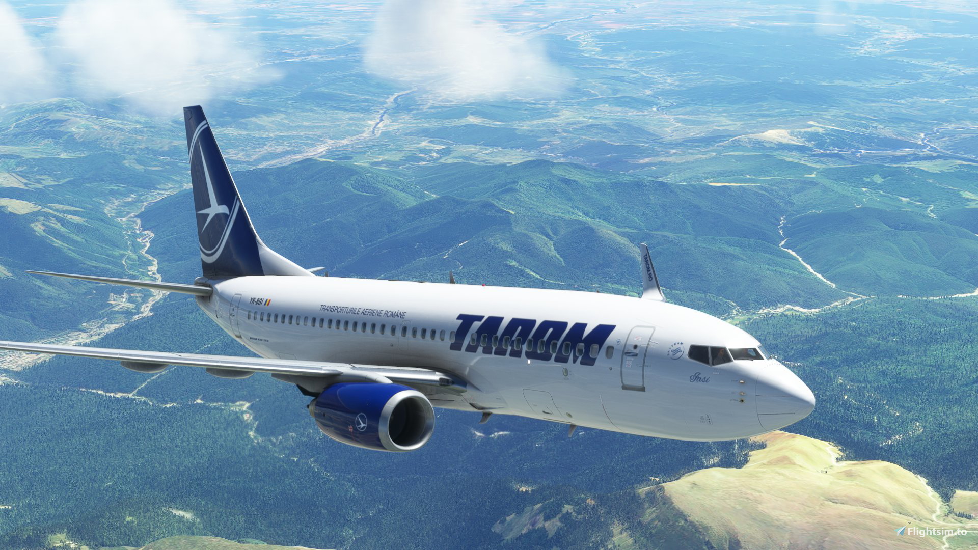 PMDG Boeing 737-700 TAROM ''YR-BGI'' - Image 1