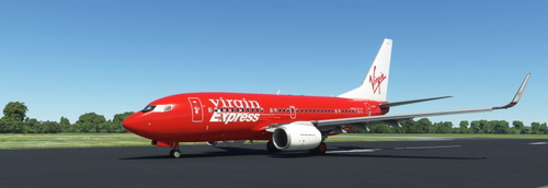 PMDG Boeing 737-700 Virgin Express Belgium OLD Colors
