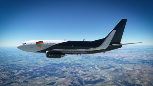 PMDG Boeing 737-700F West Atlantic G-JMCT