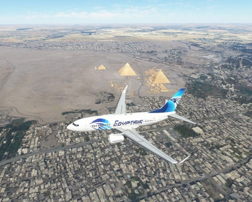 [PMDG] Boeing 737 Egypt Air SU-GCR 4K 