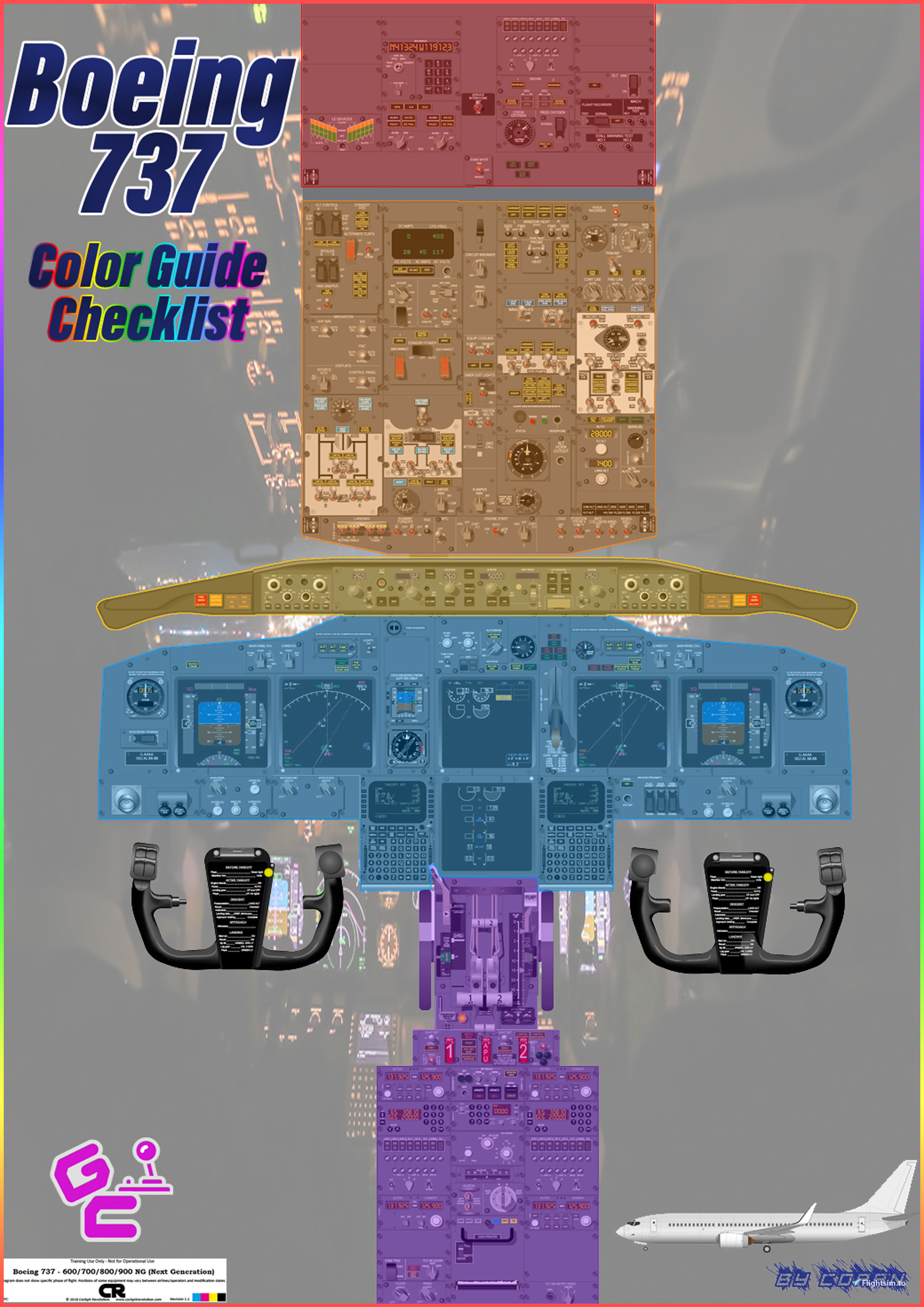 PMDG Color Guide Checklist - Image 1