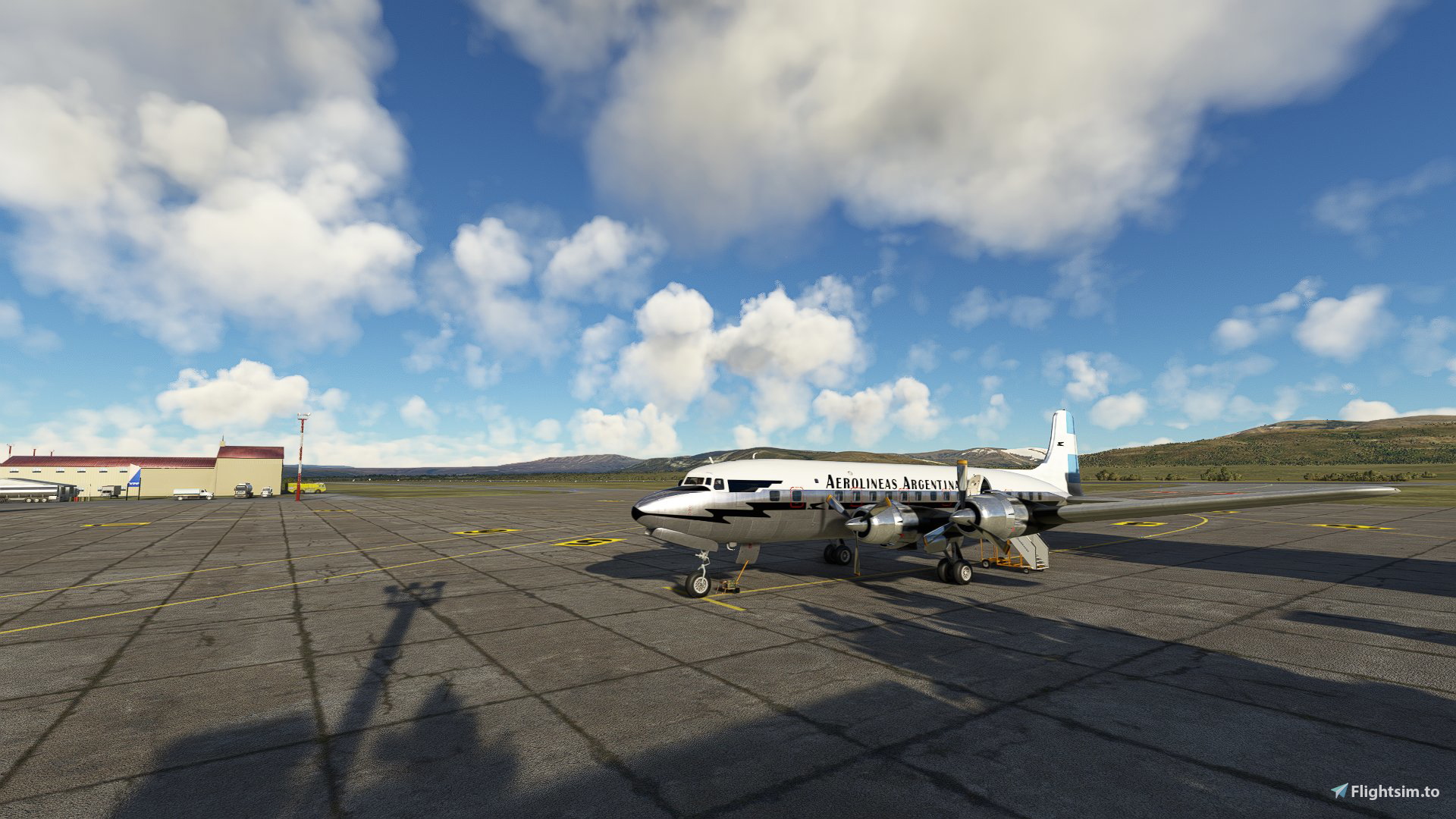 PMDG DC-6 Aerolineas Argentinas 1951 (Fixed) » Microsoft Flight Simulator