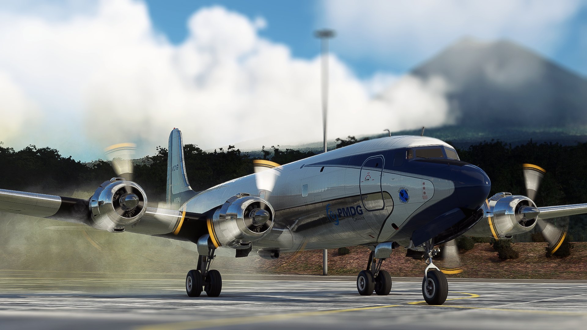 PMDG DC-6 Startup Smoke Effect - Image 1