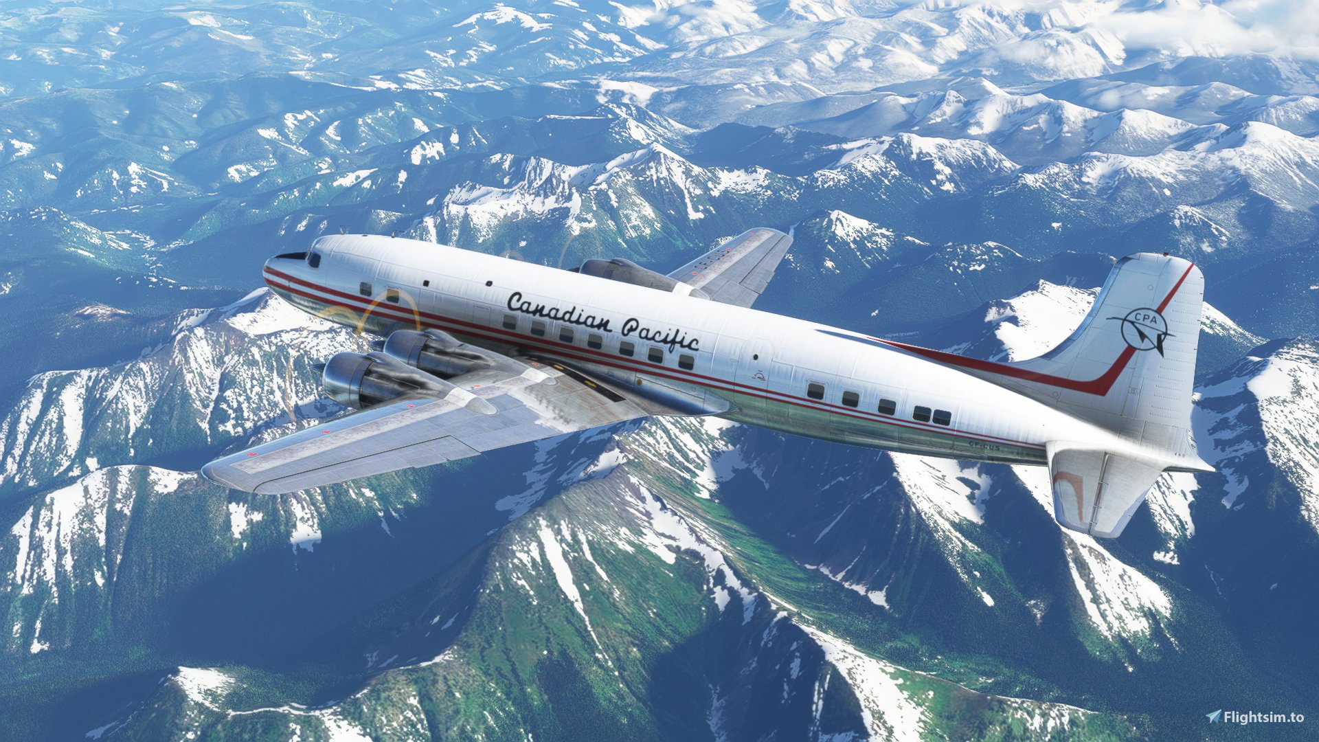 PMDG DC-6B - Canadian Pacific Airlines (1967) v1.2 - Image 1
