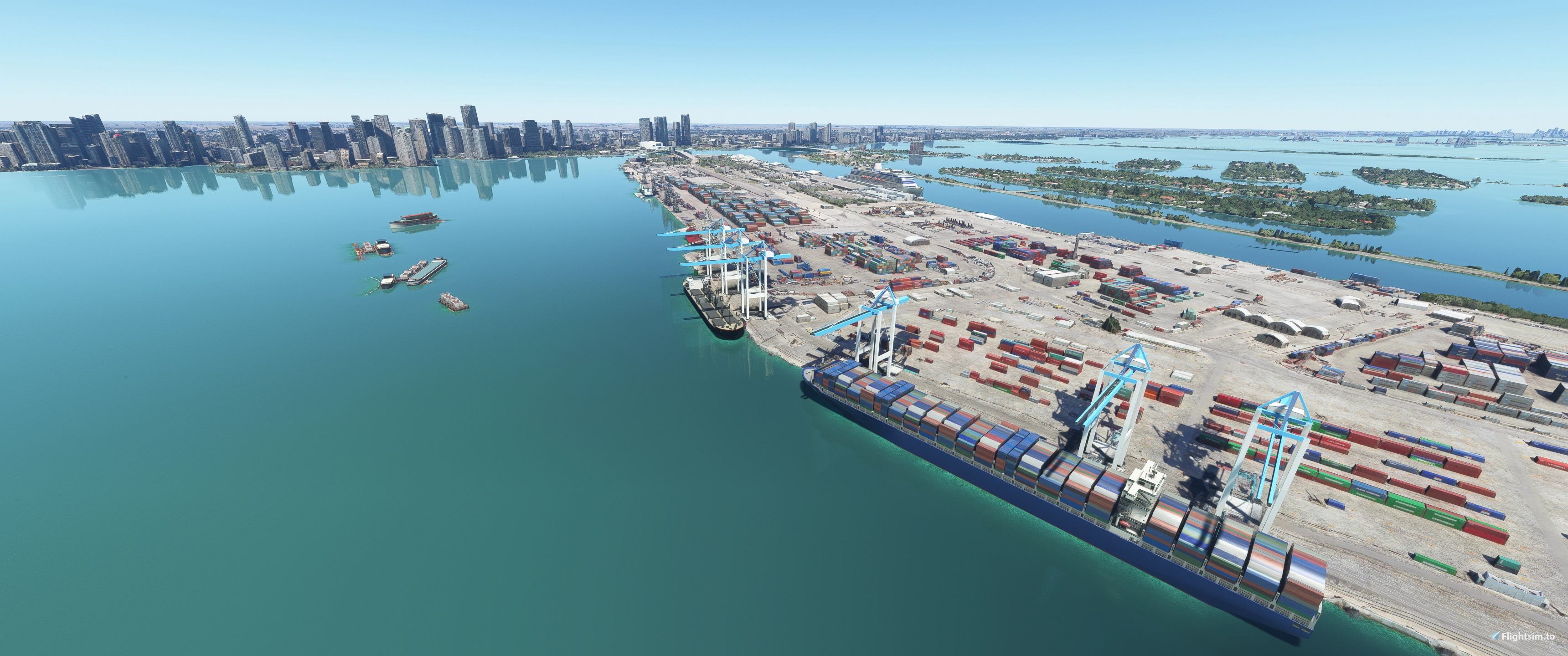Port of Miami and Cruise Ship Terminal & Ft Lauderdale, Miami FL - USA V2.0 - Image 1