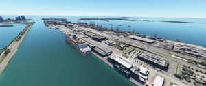 Port of Miami and Cruise Ship Terminal & Ft Lauderdale, Miami FL - USA V2.0 thumbnail 3