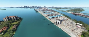 Port of Miami and Cruise Ship Terminal & Ft Lauderdale, Miami FL - USA V2.0 thumbnail 2