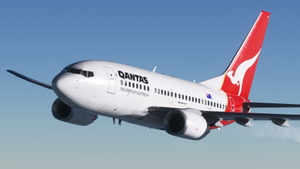 Qantas Airways 1984-2007 Style PMDG Boeing 737-600 - 8K thumbnail 2