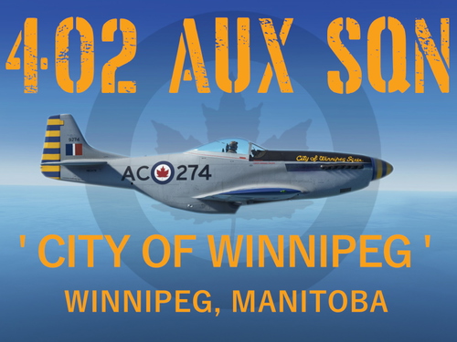 AH P-51D RCAF No. 402 Squadron "City of Winnipeg"
