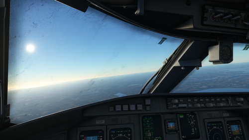 Realistic windshield dirt - CRJ 700/550 Aerosoft