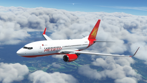 Regent Airway 737-700 livery for PMDG 737-700 