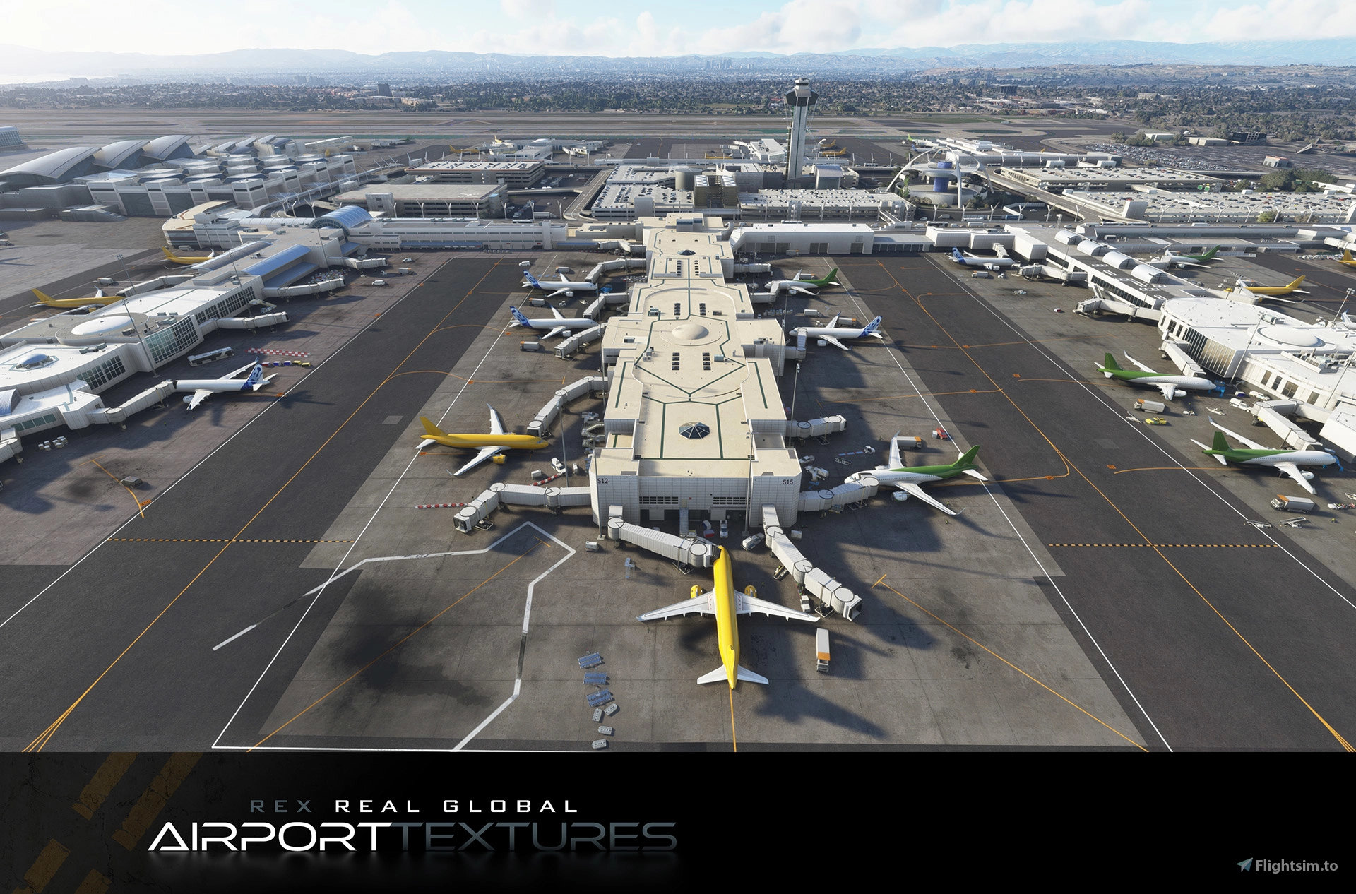REX - REAL GLOBAL AIRPORT TEXTURES MSFS