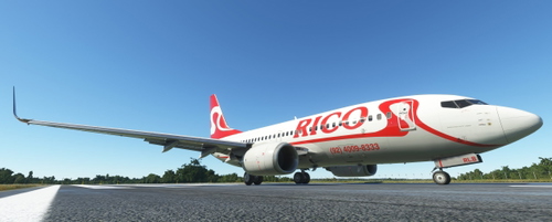 RICO Brasil PR-RLB Vintage (737-300 fictional) PMDG 737-700 Livery 1.0