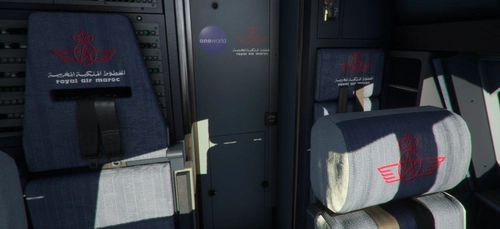 Royal Air Maroc Cockpit Paint