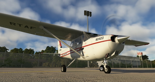 RTAF Cessna T-41 repaint for Asobo 172S Classic & G1000 