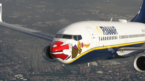 Ryanair "Santa" - PMDG 737-700