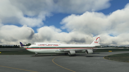 Salty B747 8i OLD livery for Royal Air Maroc
