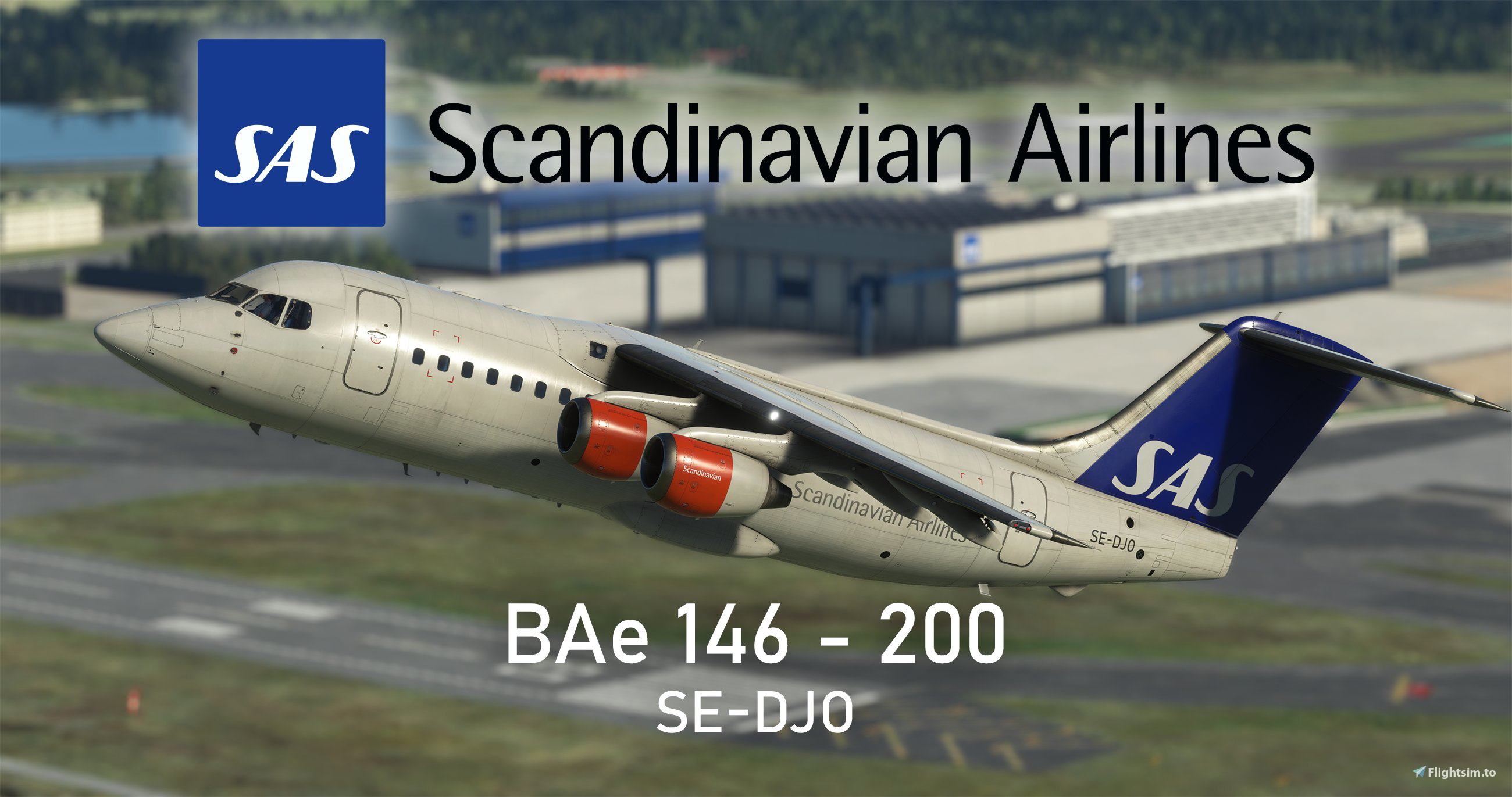 SAS Scandinavian Airlines - 146-200 / SE-DJO - Ultra Quality - Image 1