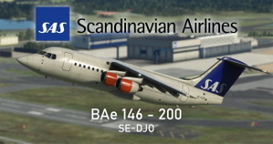 SAS Scandinavian Airlines - 146-200 / SE-DJO - Ultra Quality thumbnail 1