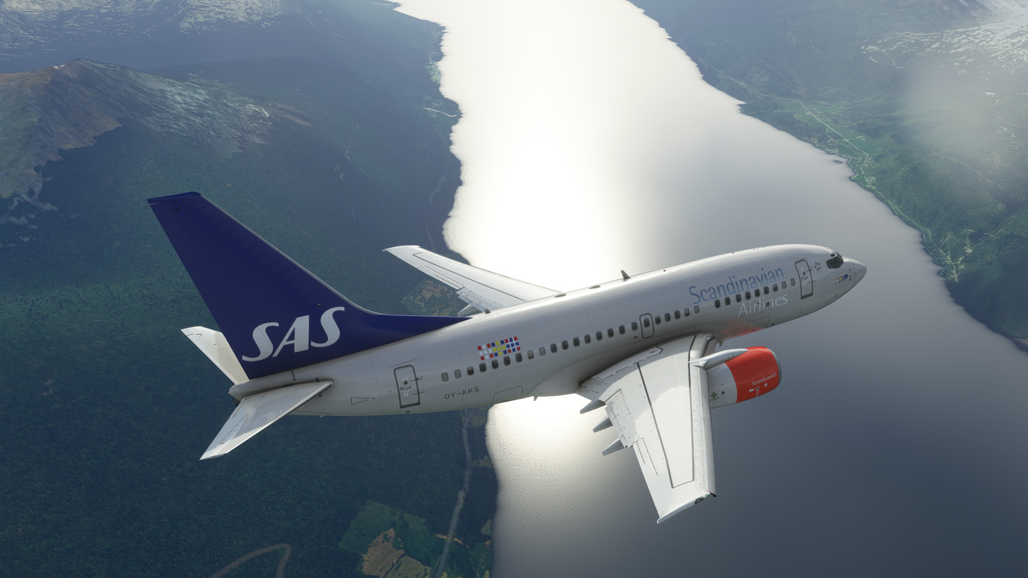 SAS Scandinavian Airlines Boeing 737-683 OY-KKS circa 2006 - Image 1