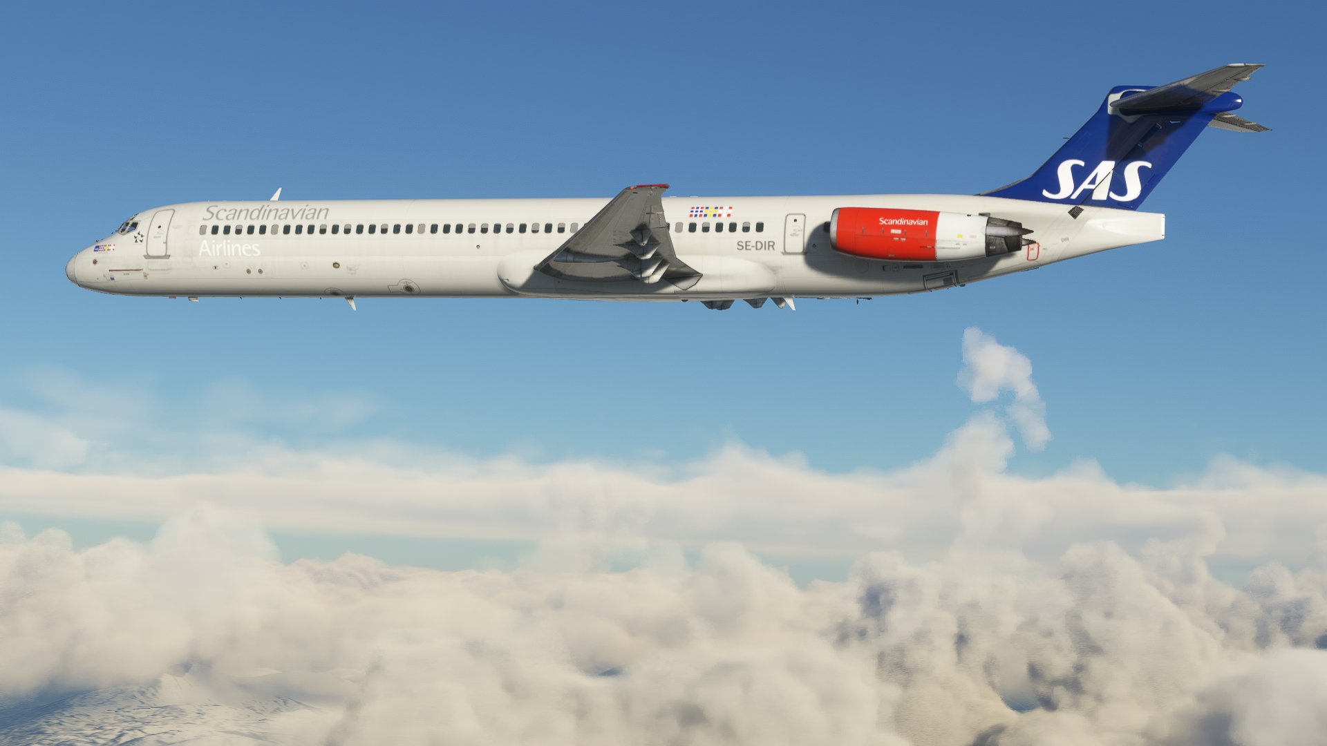 Scandinavian Airlines SE-DIR Flythemaddog MD-82 - Image 1