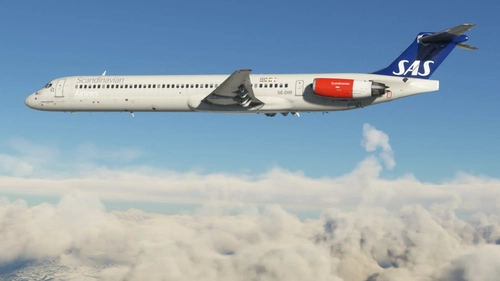Scandinavian Airlines SE-DIR Flythemaddog MD-82