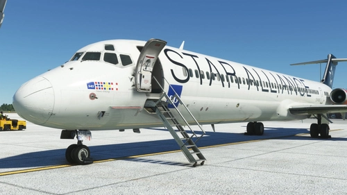 Scandinavian Airlines Star Alliance OY-KHE Flythemaddog MD-82