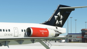 Scandinavian Airlines Star Alliance OY-KHE Flythemaddog MD-82 thumbnail 6