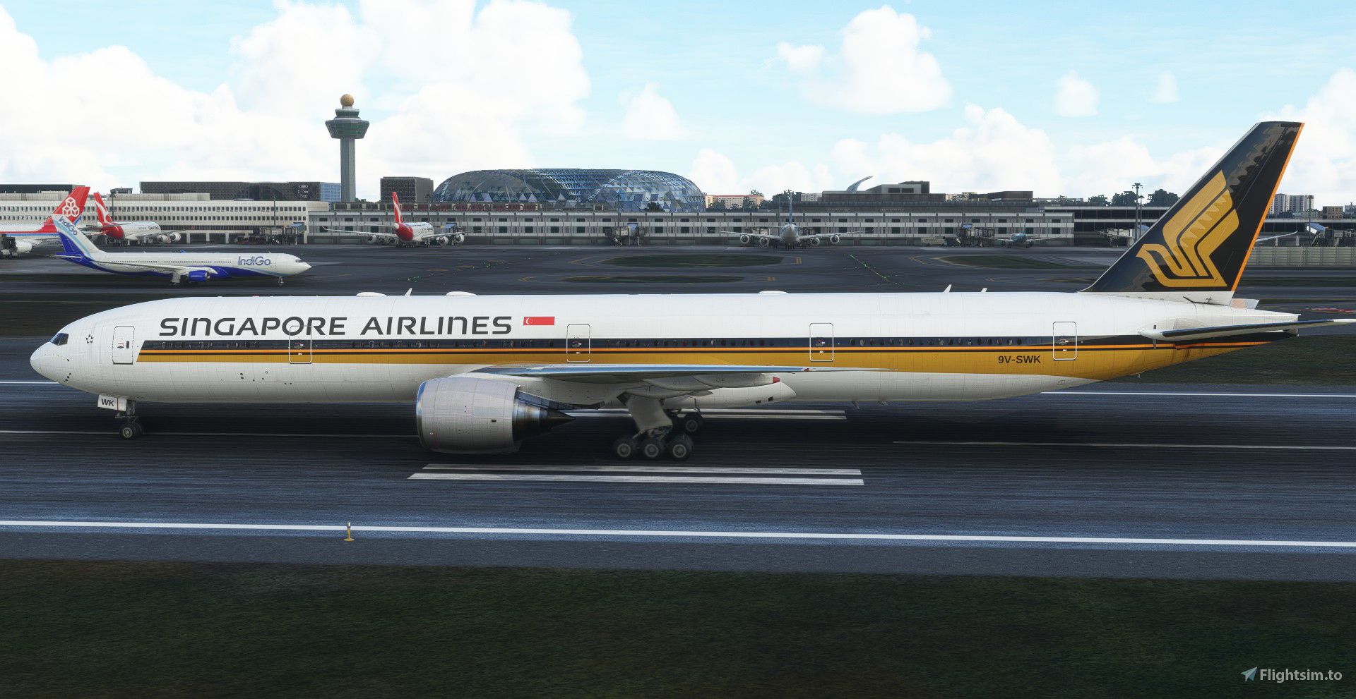 航空機・ヘリコプター Singapore B777-300ER 9V-SWS 航空機・ヘリコプター Singapore B777-300ER 9V-SWS 9V-SWS