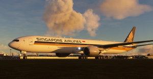 Singapore Airlines "9V-SWK" CaptainSim 777-300ER thumbnail 2