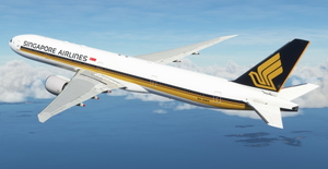 Singapore Airlines "9V-SWK" CaptainSim 777-300ER thumbnail 21