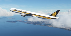 Singapore Airlines "9V-SWK" CaptainSim 777-300ER thumbnail 13