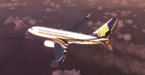 Singapore Airlines PMDG B737-700