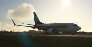 Singapore Airlines PMDG B737-700 Scimitar winglets thumbnail 4
