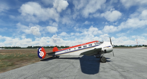 Skycraft Air Transport BE18 CF-ANA