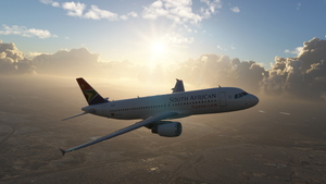 South African Airways Fenix A320-200 CFM ZS-SZJ Fictional BFU thumbnail 4