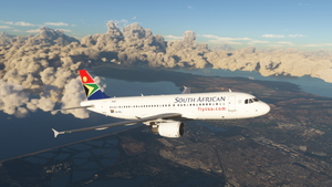 South African Airways Fenix A320-200 CFM ZS-SZJ Fictional BFU thumbnail 3