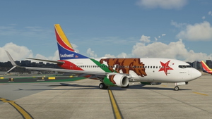 Southwest Airlines "California One" w/Cabin PMDG 737-7H4 thumbnail 7