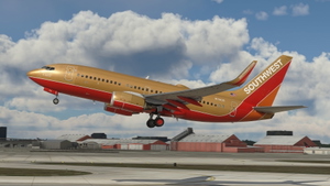 Southwest Airlines "Classic One" w/Cabin PMDG 737-7H4 thumbnail 9