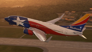 Southwest Airlines "Lone Star One" w/Cabin PMDG B737-7H4 thumbnail 11