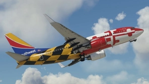 Southwest Airlines "Maryland One" w/Cabin PMDG 737-7H4 thumbnail 9